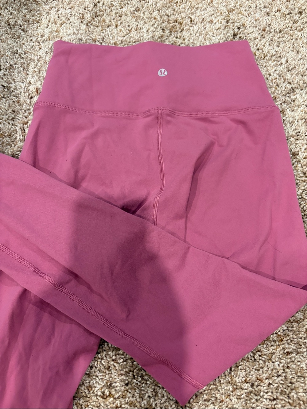 Lululemon High-Rise Leggings in Dusty Rose 23’